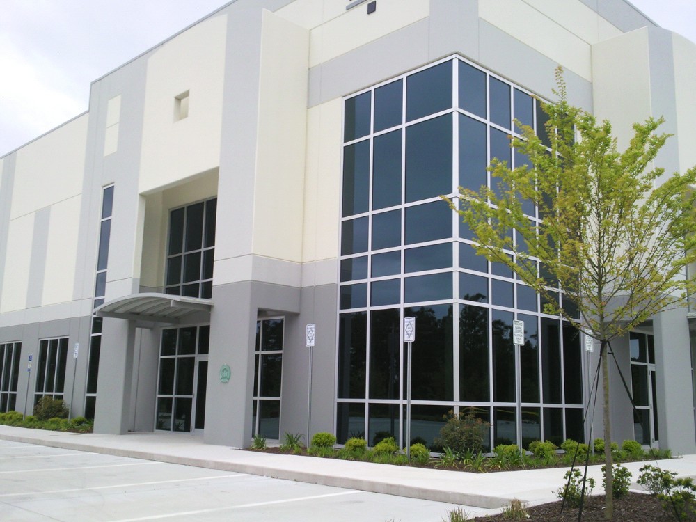School and institutional building exterior glass project completed by Duval Glass & Mirror